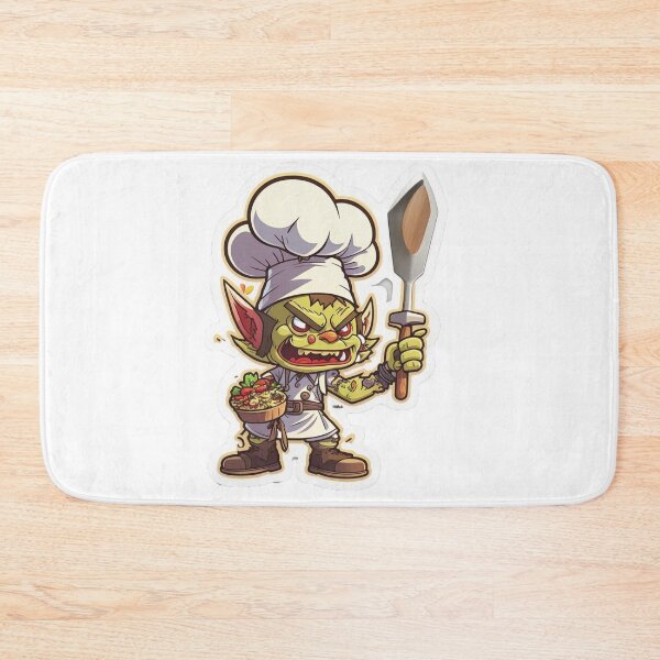 Item preview, Grumpy goblin chef designed and sold by Stickermagician.