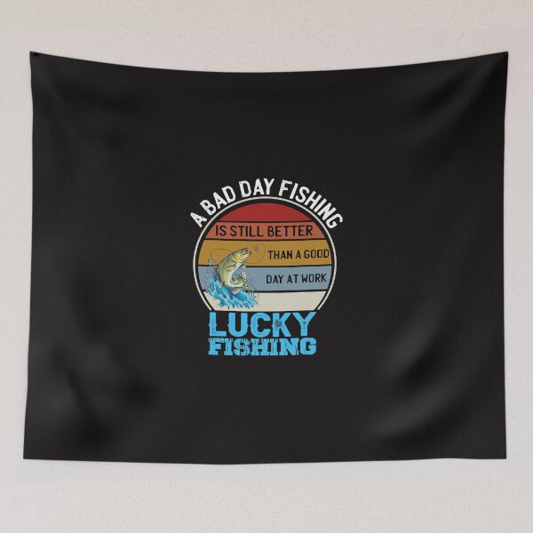 Item preview, Fishing A Bad Day Fishing Is Better Than A Good Day At Work Bass Fisher designed and sold by DonavonBergstr.