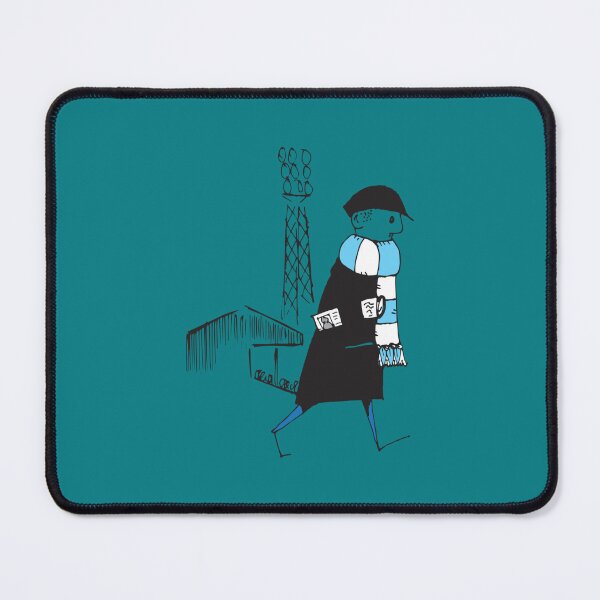 Item preview, FCF Flat cap Fan - Football Fan - Sky Blue and White Scarf   designed and sold by winchells.