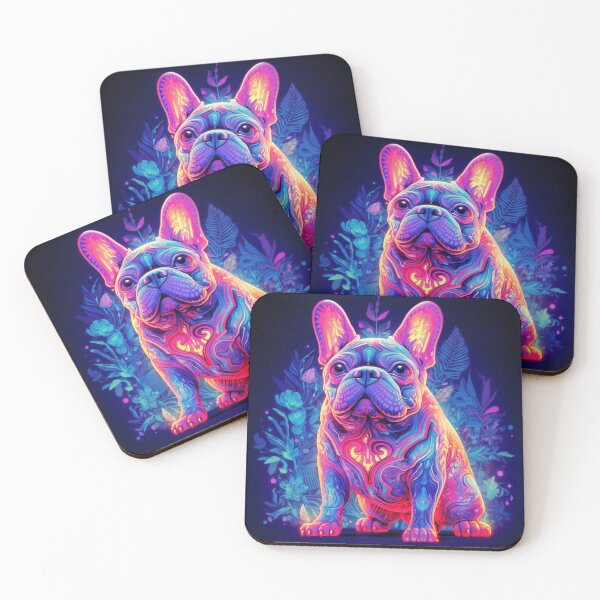 Item preview, Psychedelic French Bulldog designed and sold by berubettoart.