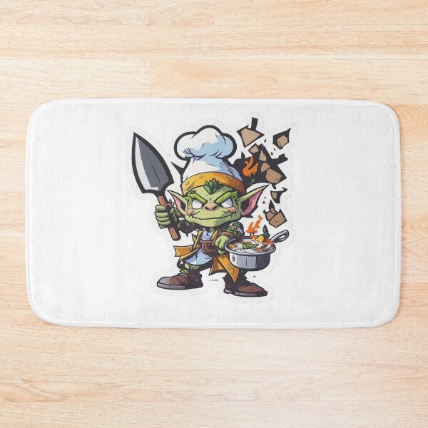 Item preview, Grumpy goblin chef designed and sold by Stickermagician.