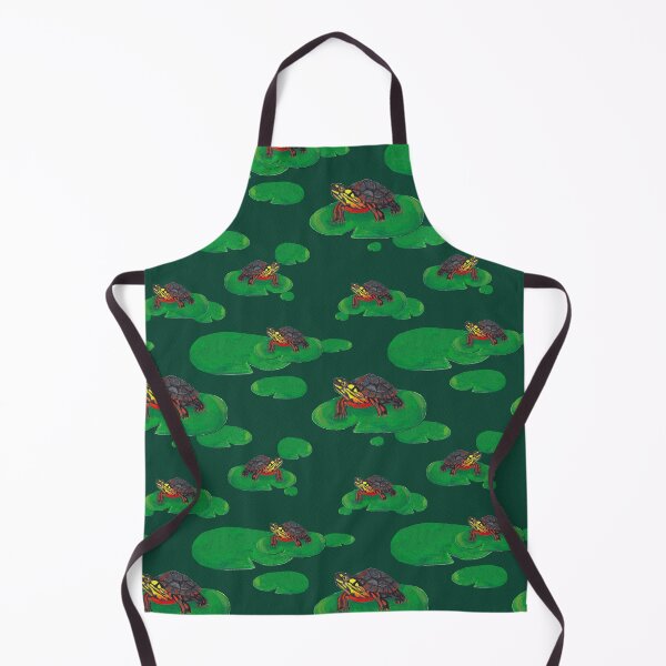 Item preview, Painted Turtle on a lily pad designed and sold by Peleegirl.