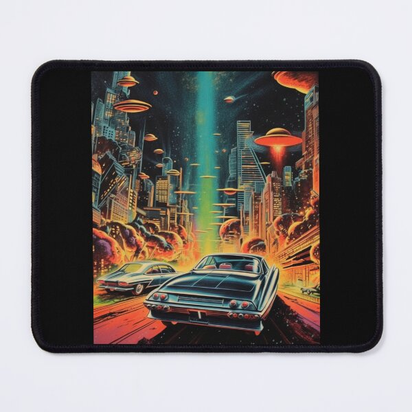 Item preview, Retro-Futuristic Cityscapes: Soaring Cars of the Atomic Age designed and sold by JLCableStudio.