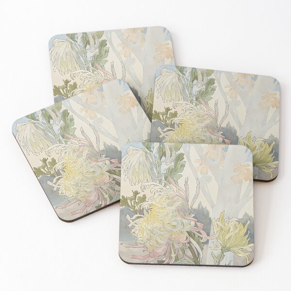 Item preview, Henri Privat-Livemont, Chrysanthèmes designed and sold by NouveauEra.