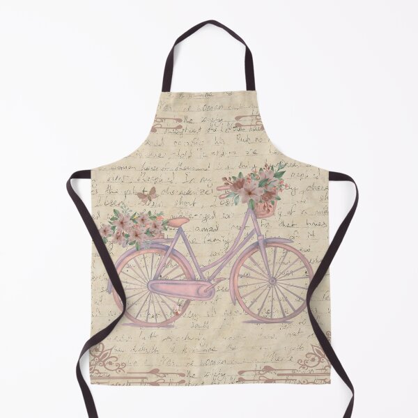 Item preview, Shabby Chic Vintage Pink Bicycle and Roses designed and sold by SloganExpress.