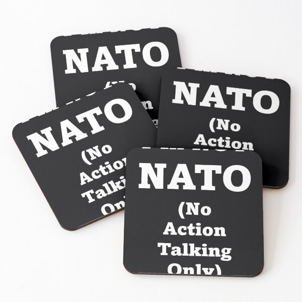 Item preview, I'm NOT NATO(No Action Talking Only)_Texts designed and sold by Jinwook Kim.
