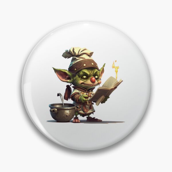 Item preview, Grumpy goblin chef designed and sold by Stickermagician.