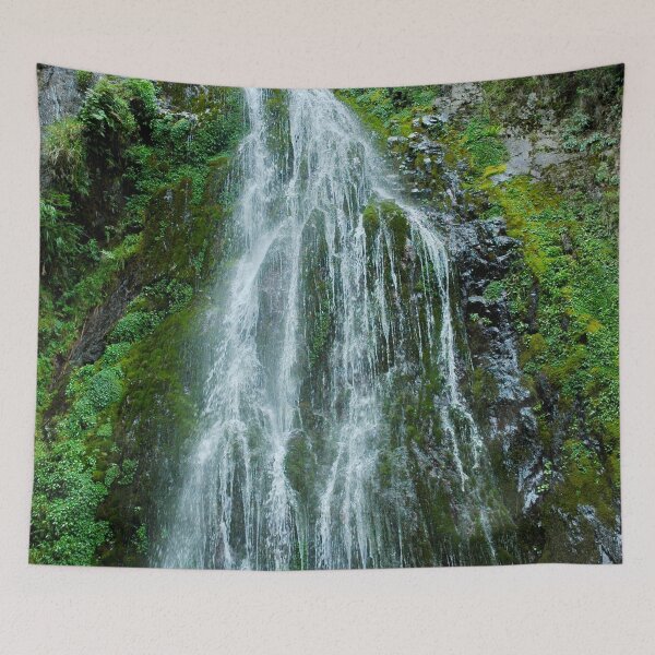 Aperçu de l'œuvre Cascade sur mousse verte - Nature créée et vendue par joejiing.