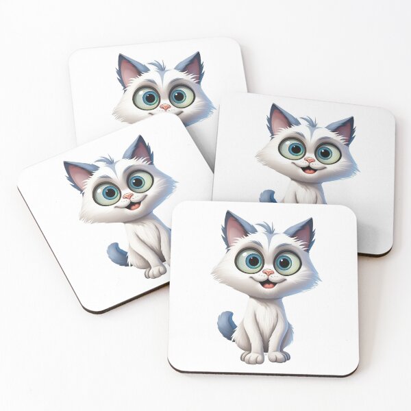 Item preview, Cartoon cat designed and sold by cooeeman.