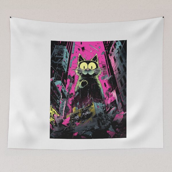 Item preview, Colorful Cat in a Desolate World! designed and sold by ice1103.