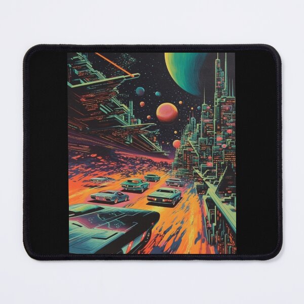 Item preview, Retro-Futuristic Cityscapes: Soaring Cars of the Atomic Age designed and sold by JLCableStudio.