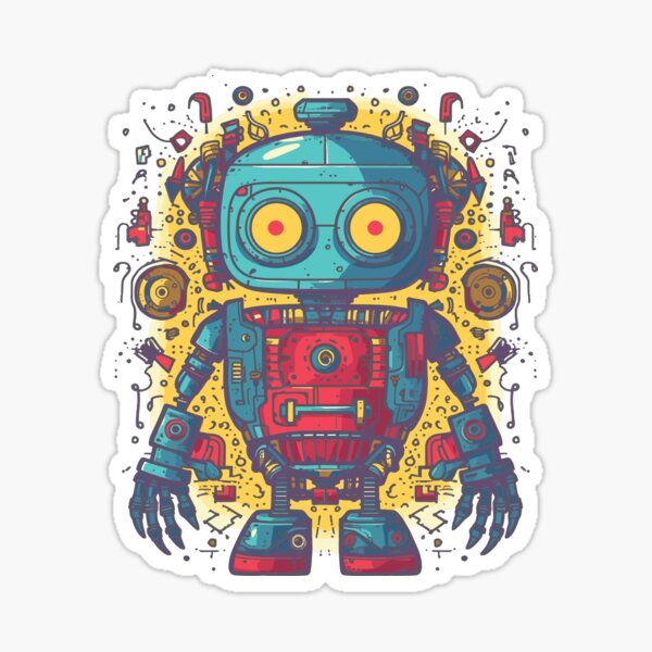 I ROBOT Sticker – Android Jones