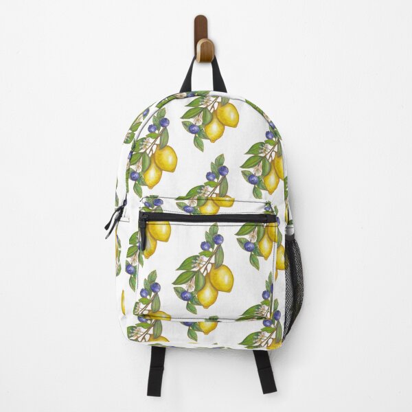 Item preview, Sunny Citrus Delight: Watercolor Lemons, Blossoms, and Blueberries designed and sold by JasminesArtLoft.