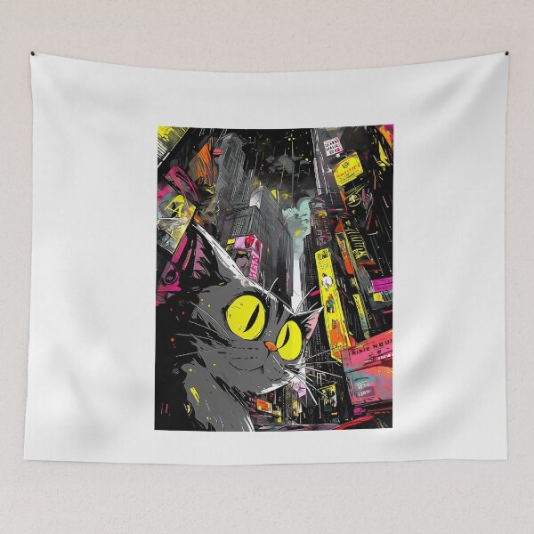 Item preview, Colorful Cat in a Desolate World! designed and sold by ice1103.