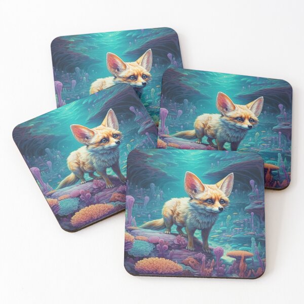Item preview, Underwater Fennec Fox designed and sold by berubettoart.