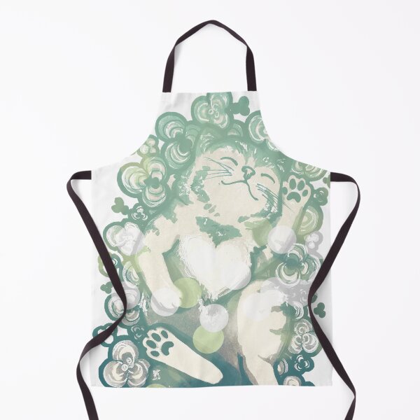 Item preview, Kitten Dreaming in the Clovers designed and sold by Amanda Richmond.