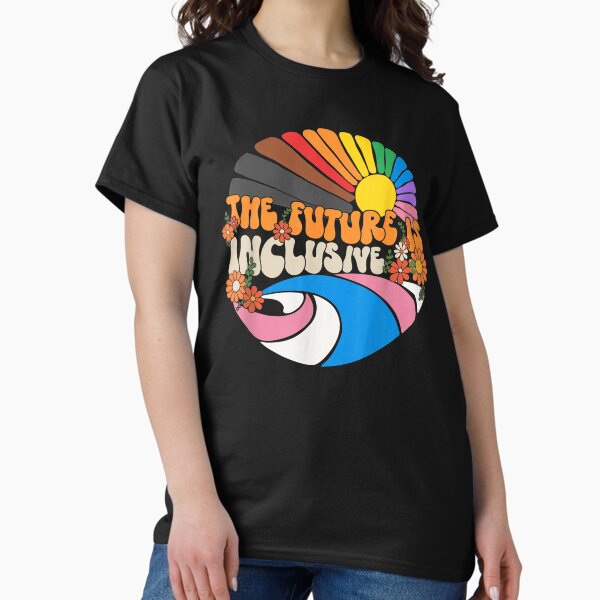 Artikel-Vorschau von Die Zukunft ist inklusive LGBT-Flagge Groovy Gay Rights Pride, designt und verkauft von fastenrainy.