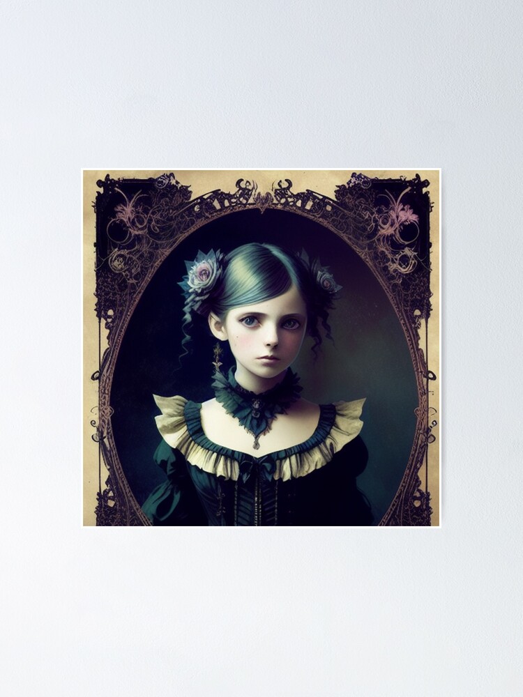 victorian gothic girl 11 | Sticker