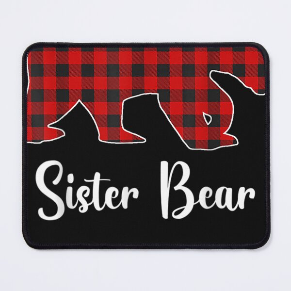 Item preview, Red Plaid Bear Christmas Pajama Sister Matching Family designed and sold by TishilaFarmer.