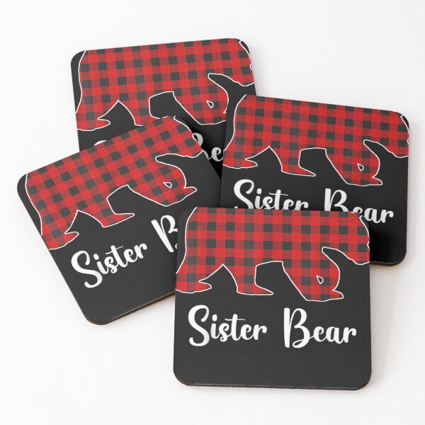 Item preview, Red Plaid Bear Christmas Pajama Sister Matching Family  designed and sold by TishilaFarmer.