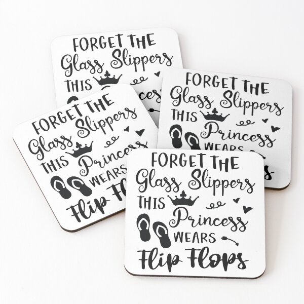 Item preview, Forget The Glass Slippers This Princess Wears Flip Flops designed and sold by simmoredsign.
