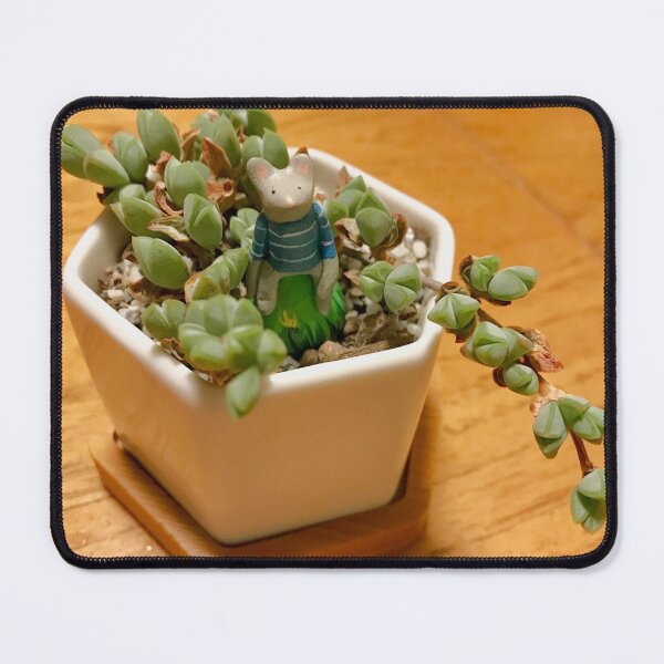 Item preview, Mouse Sitting on Succulent - Artifact designed and sold by joejiing.