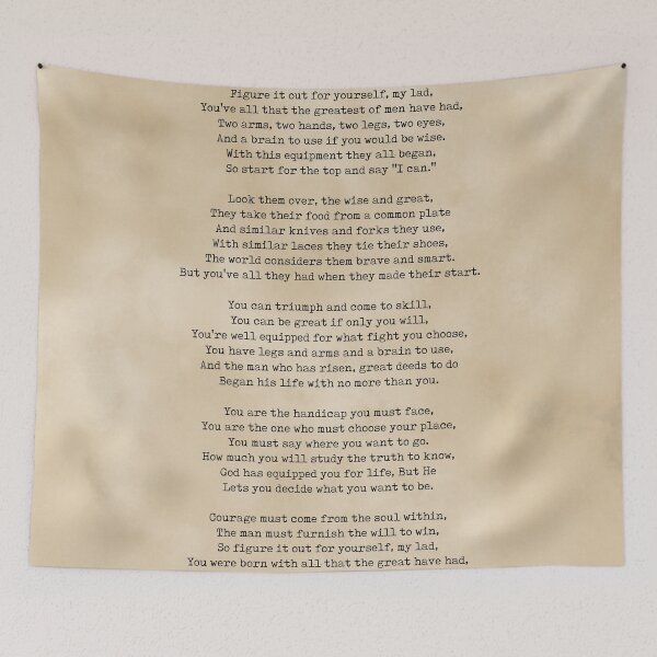 Artikelvorschau, Equipment - Edgar Guest Poem - Literature - Typewriter Print 1 - Vintage entworfen und verkauft von Studio Grafiikka.
