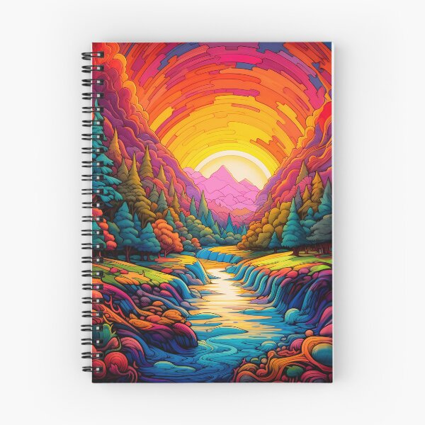 Item preview, Paisajes digitales vibrantes: fusión intrincada de naturaleza y arte designed and sold by AmbientPixels.
