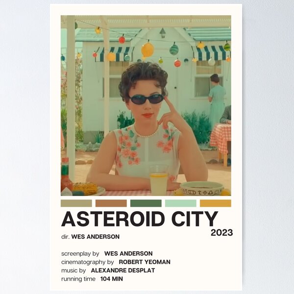 Item preview, Asteroid City (2023) Movie Poster designed and sold by YellowishCat15.