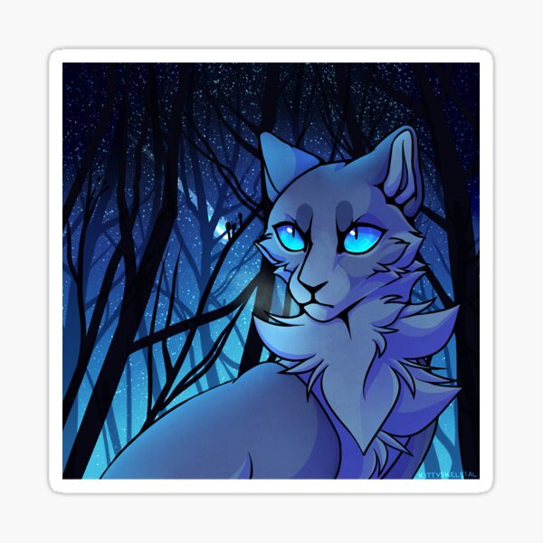 Bluestar Warrior Cats Sticker for Sale by PureSpiritFlowr