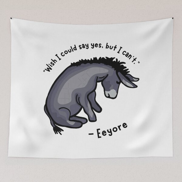 Item preview, Sad Eeyore Quote   designed and sold by dewey-temika.