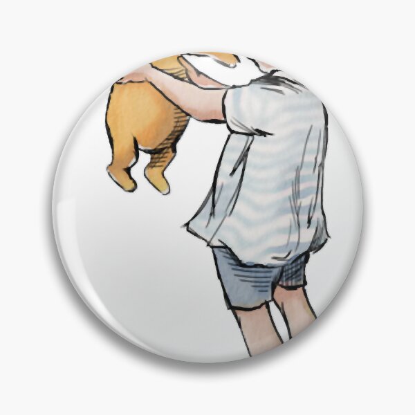 Item preview, Winnie the Pooh - Christopher Robin and Pooh  designed and sold by dewey-temika.