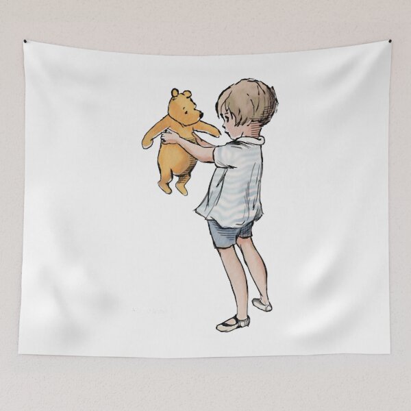 Item preview, Winnie the Pooh - Christopher Robin and Pooh  designed and sold by dewey-temika.