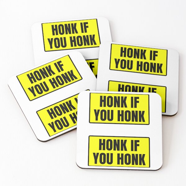 Item preview, Honk If You Honk Sticker  designed and sold by JamesBlunta.