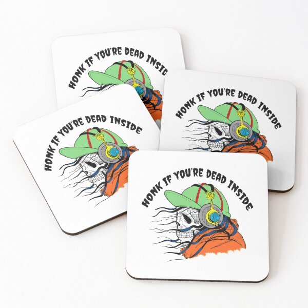 Item preview, Honk If Youre Dead Inside Sticker  designed and sold by JamesBlunta.