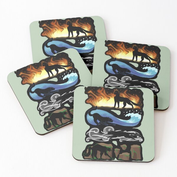 Item preview, Four Elements, Four Cats designed and sold by GailenRoyston.