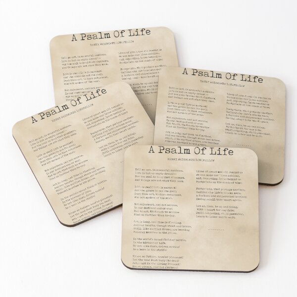 Item preview, A Psalm Of Life - Henry Wadsworth Longfellow Poem - Literature - Typewriter Print 2 - Vintage designed and sold by Studio Grafiikka.