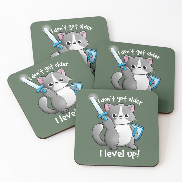 Item preview, Level up cat  designed and sold by GailenRoyston.