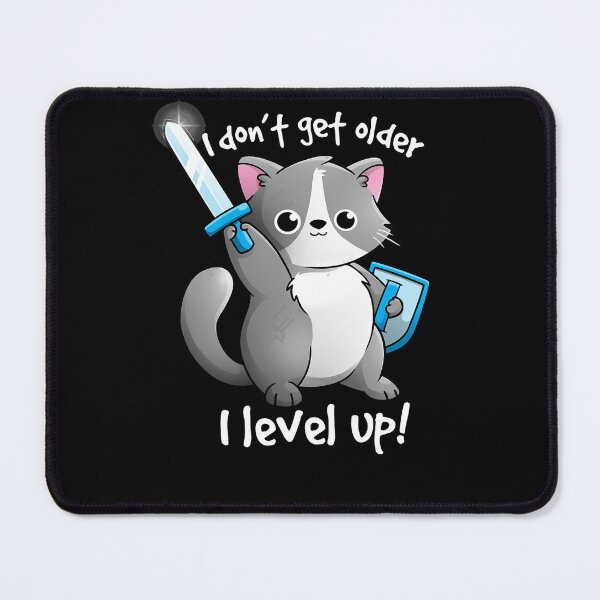 Item preview, Level up cat  designed and sold by GailenRoyston.