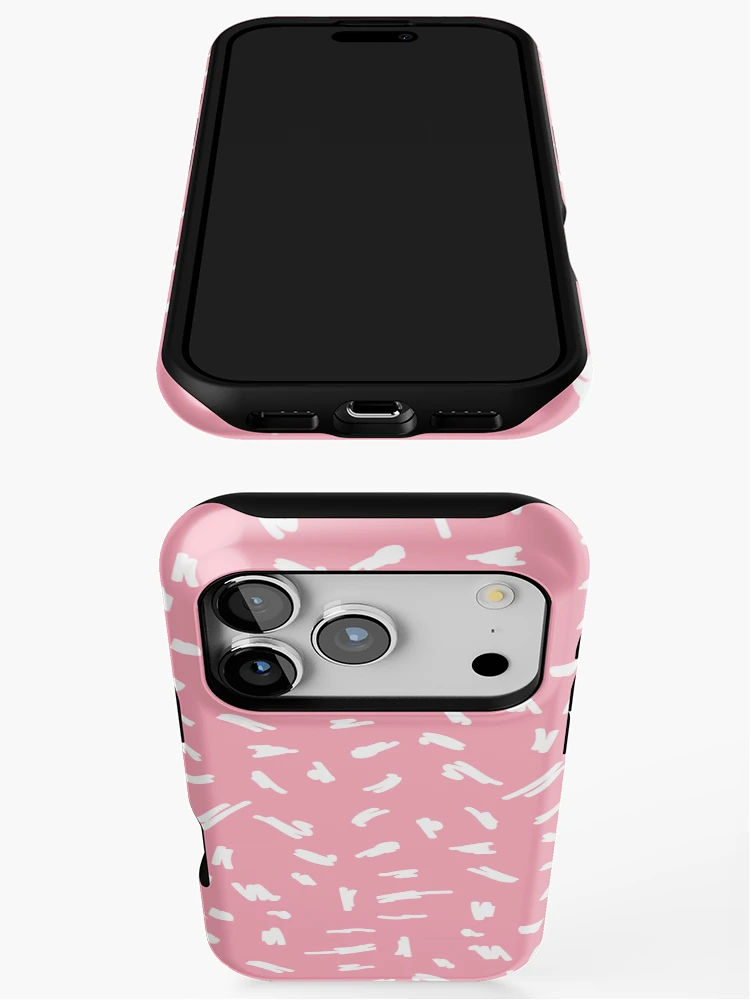 Imagen 3 de 4, Funda de iPhone con la obra Garabatos - Rosa, diseñada y vendida por InfinityPattern.