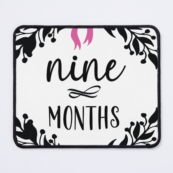 Item preview, Nine Months Baby Milestone designed and sold by simmoredsign.