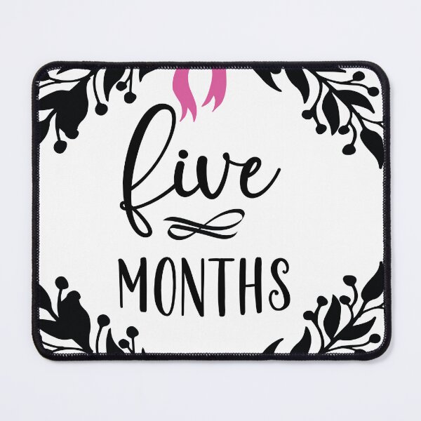 Item preview, Five Months Baby Milestone designed and sold by simmoredsign.