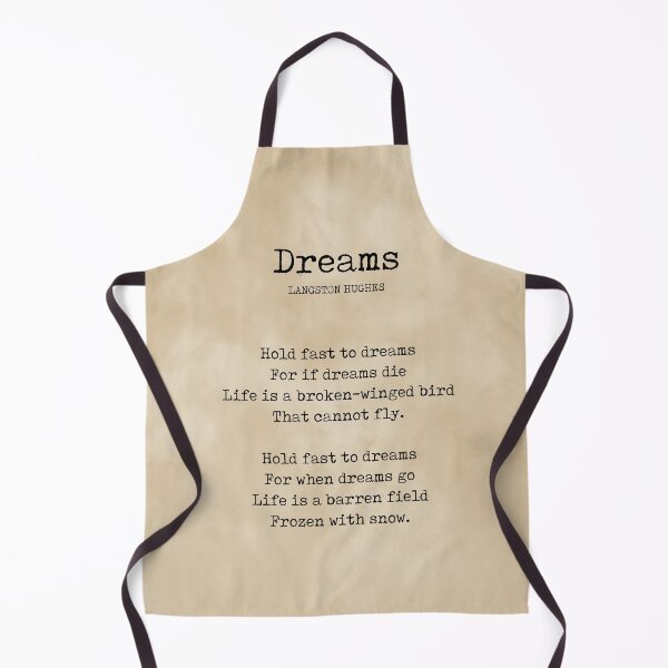 Aperçu de l'œuvre Dreams - Langston Hughes Poem - Literature - Typography 1 - Vintage créée et vendue par Studio Grafiikka.
