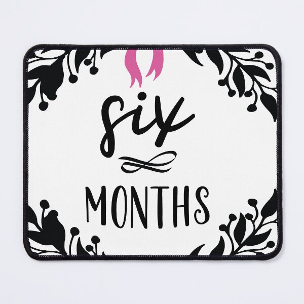 Item preview, Six Months Baby Milestone designed and sold by simmoredsign.