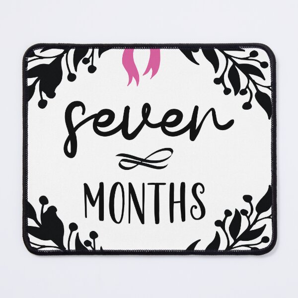 Item preview, Seven Months Baby Milestone designed and sold by simmoredsign.