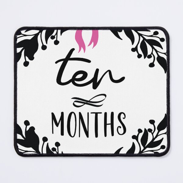 Item preview, Ten Months Baby Milestone designed and sold by simmoredsign.