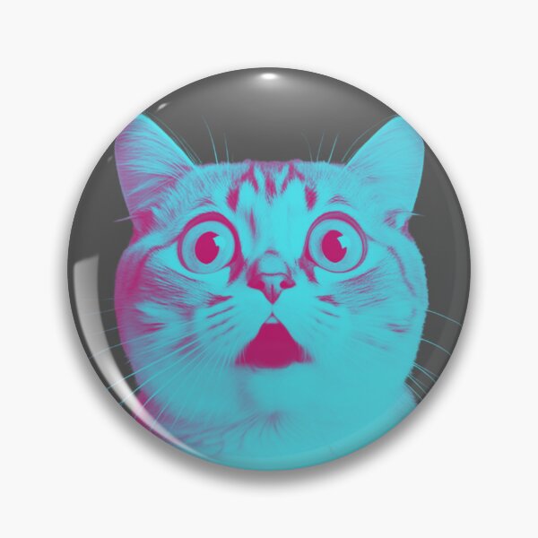 Item preview, Adorable Surprised Cat, Feline Fun, Playful and Adorable Cat Illustration designed and sold by iCherryRed.
