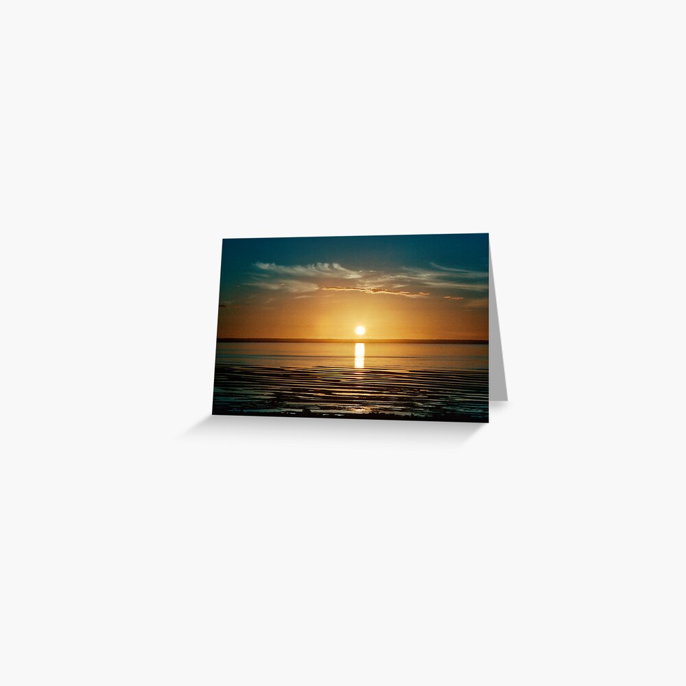 Sunset at Stanley Greeting Card