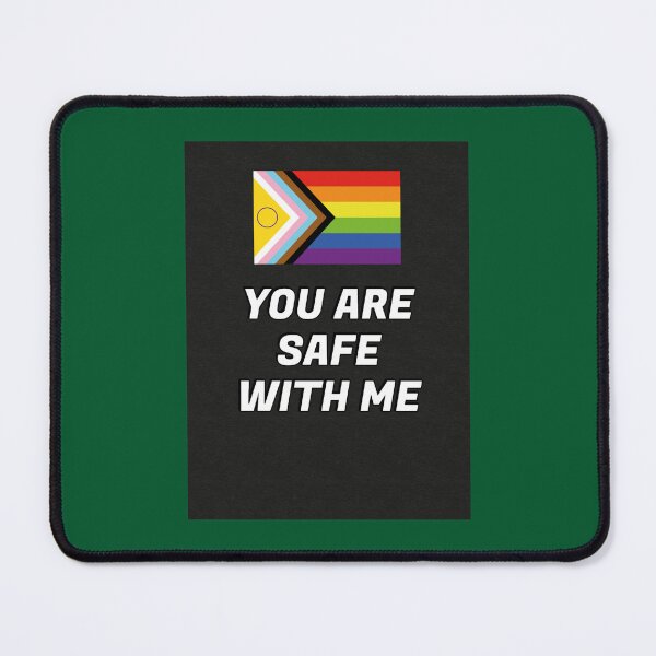Item preview, Intersex Inclusive Pride Progress Flag - You Are Safe With Me - LGBT History Month Tri-blend designed and sold by gauutruccc.
