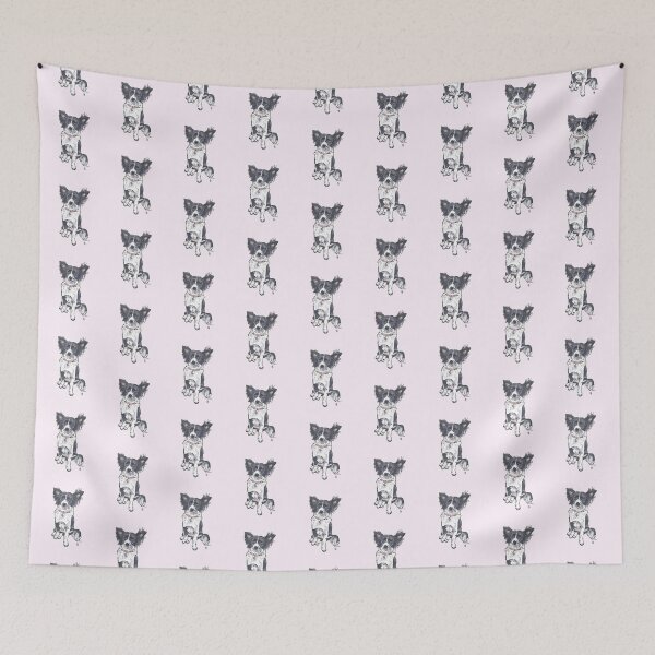 Item preview, Border Collie Mix Illustration designed and sold by rita-andi.